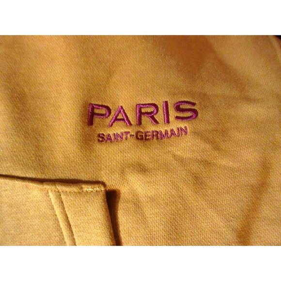 Nike Men's Paris Saint Germain Club Gold Hoodie Pullover Sweatshirt Sizes NWT - Picture 2 of 5